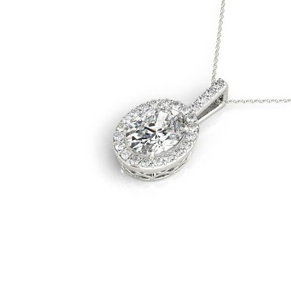 Thumbnail: 14kt Gold Fashion Diamond Necklace