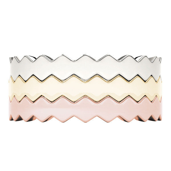 Thumbnail: 14kt Gold Stackable DiamondWedding Band