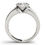 Thumbnail: 14KT Gold Pave Diamond Engagement Ring