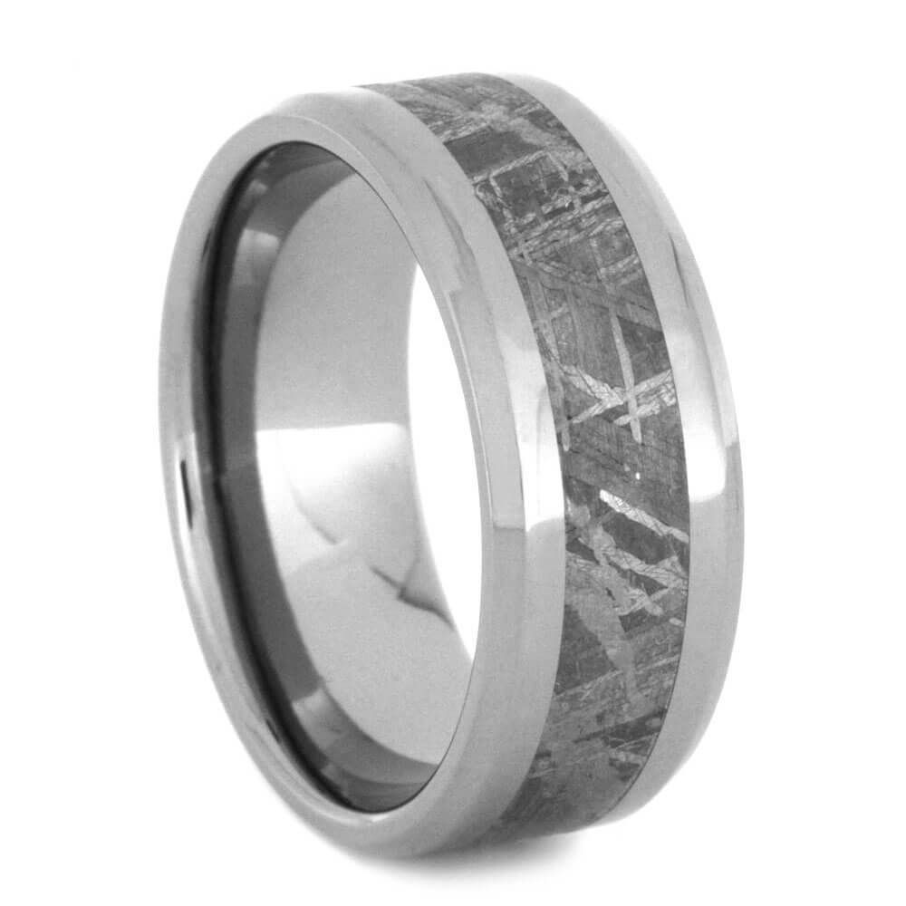 Meteorite Titanium Ring