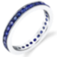 14kt Gold Blue Sapphire ColorStone and  Diamond Ring.