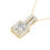 Thumbnail: 14kt Gold Fashion Diamond Necklace
