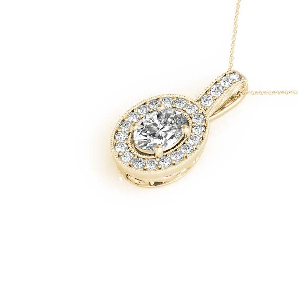 Thumbnail: 14kt Gold Fashion Diamond Necklace