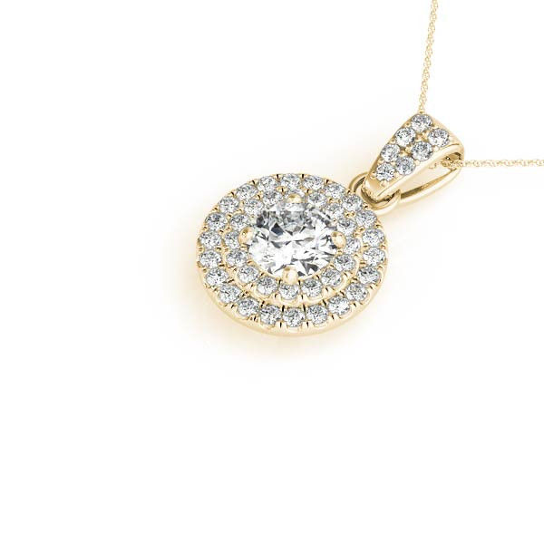 Thumbnail: 14kt Gold Fashion Diamond Necklace