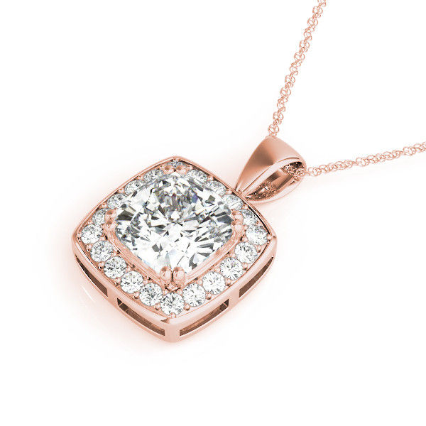 Thumbnail: 14kt Gold Fashion Diamond Necklace