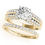 Thumbnail: 14KT Gold Pave Diamond Engagement Ring