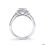 Thumbnail: 14kt Halo Moissanite Engagement Ring