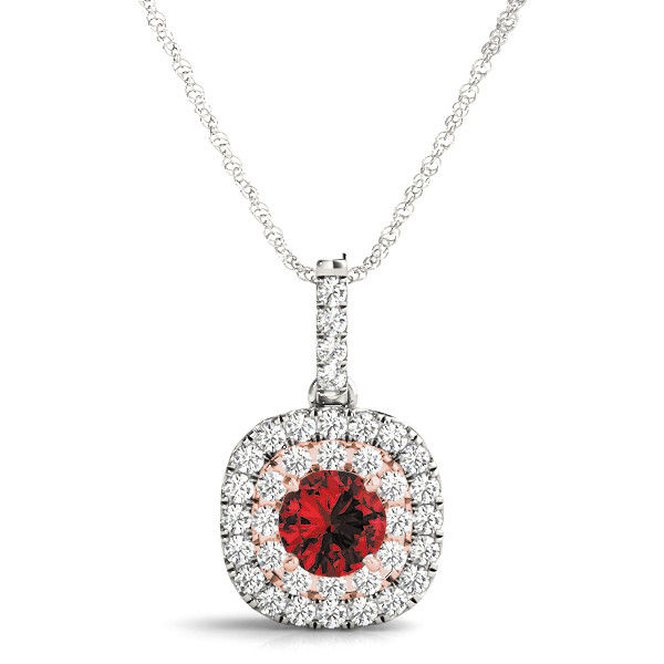 Thumbnail: 14kt Gold Fashion Diamond Necklace