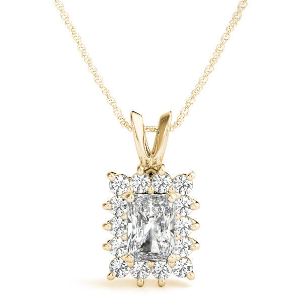 Thumbnail: 14kt Gold Fashion Diamond Necklace