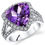 Thumbnail: 14kt Gold Amethyst Green ColorStone and  Diamond Ring.