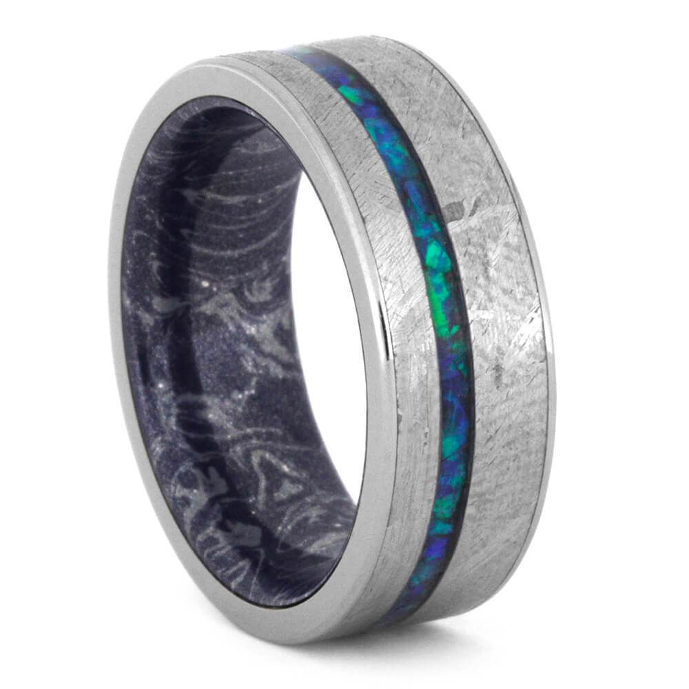 Meteorite Pearl Dinosaur Ring