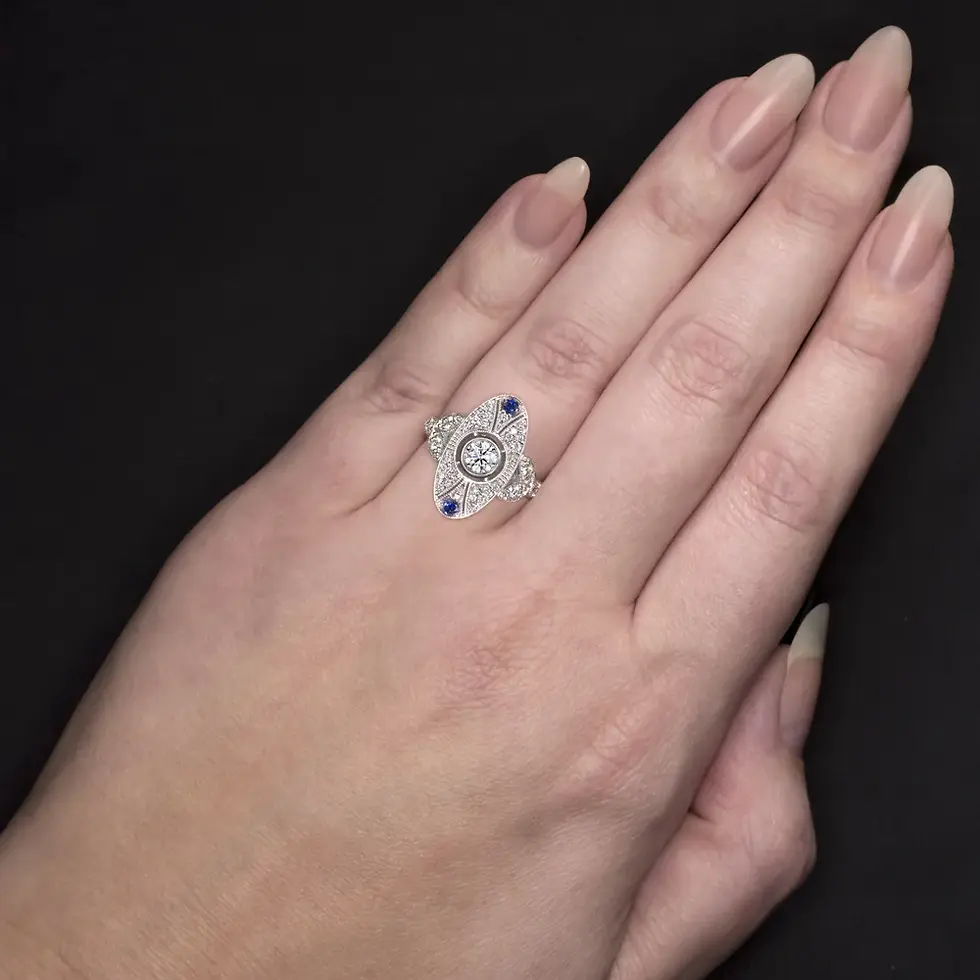 Thumbnail: 14kt Gold Lab Diamond Ready to Go Ring.