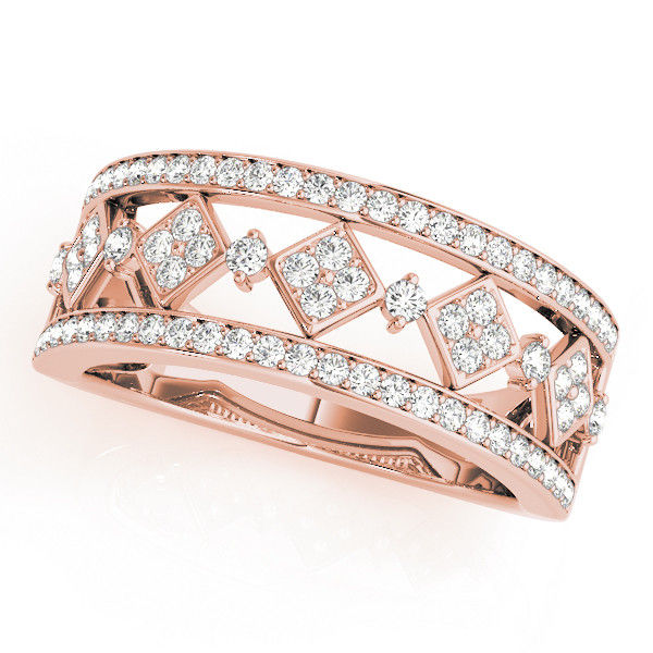 Thumbnail: 14kt Gold Fashion Diamond Ring.