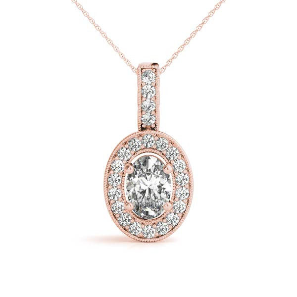 Thumbnail: 14kt Gold Fashion Diamond Necklace