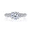 Thumbnail: 14kt Moissanite Art Deco Engagement Ring