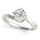 Thumbnail: 14kt Gold Round Solitaire Engagement Ring