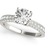 Thumbnail: 14kt Moissanite Art Deco Engagement Ring
