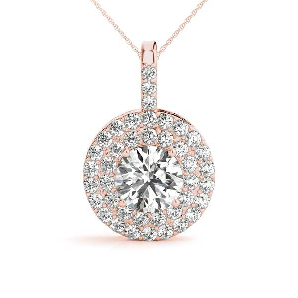 Thumbnail: 14kt Gold Fashion Diamond Necklace