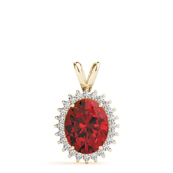 Thumbnail: 14kt Gold Fashion Diamond Necklace