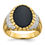 Thumbnail: 14kt Gold Onyx Designer Ring
