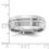 Thumbnail: Cobalt Polished and Brushed Grooved 7mm Men's Ring