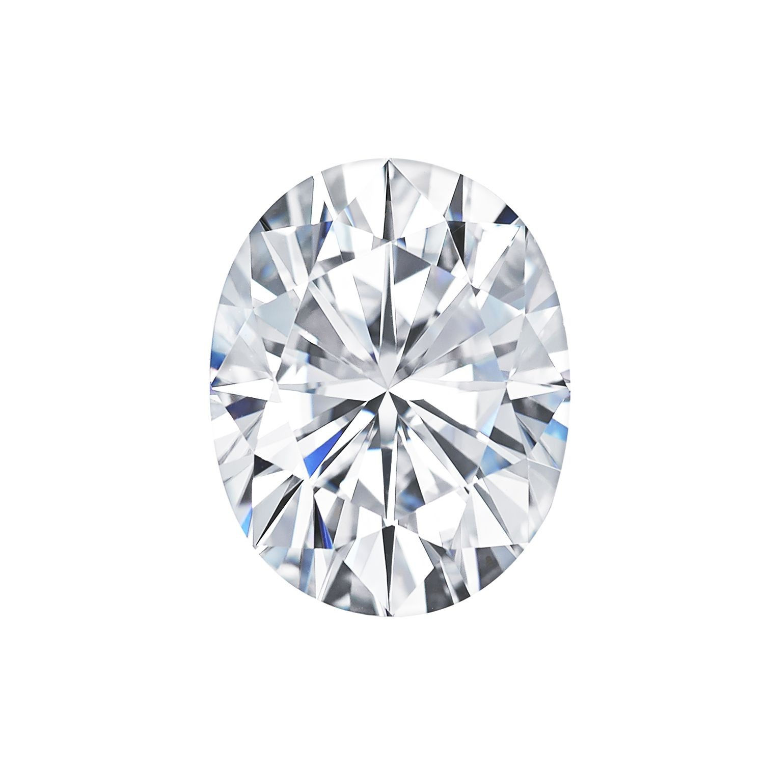 1.30 carats, Charles & Colvard Forever One™ D-E-F Oval Moissanite, 8 x 6 MM
