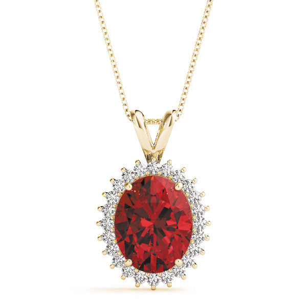 Thumbnail: 14kt Gold Fashion Diamond Necklace