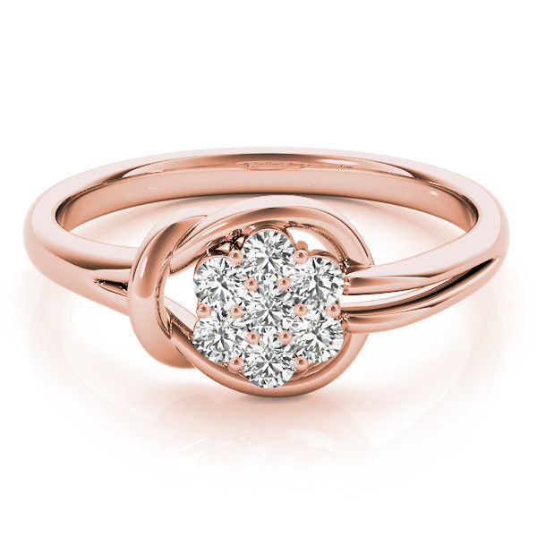 Thumbnail: 14kt Gold Fashion Diamond Ring.