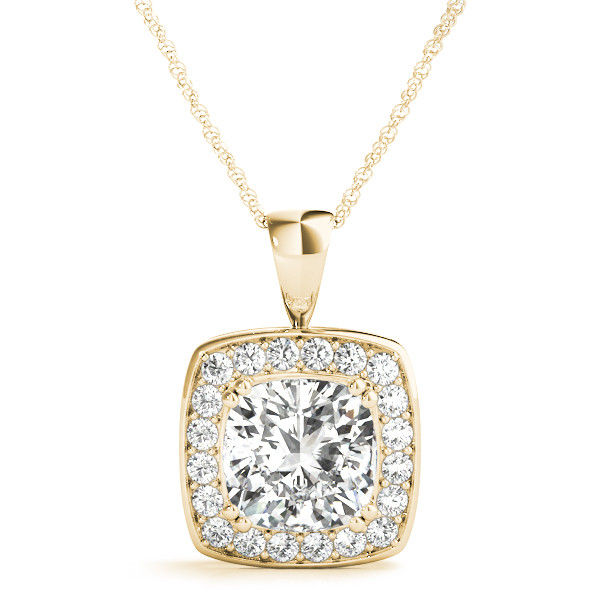 Thumbnail: 14kt Gold Fashion Diamond Necklace