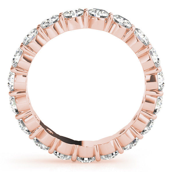 Thumbnail: 14kt Gold Diamond Ladies Eternity Design Wedding Band