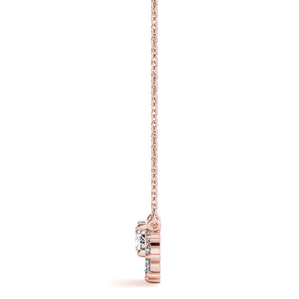 Thumbnail: 14kt Gold Fashion Diamond Necklace