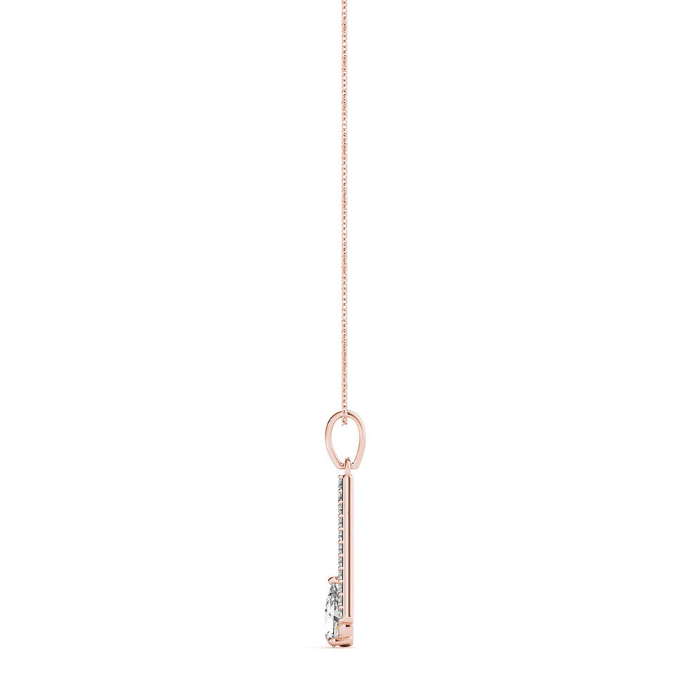 Thumbnail: 14kt Gold Fashion Diamond Necklace