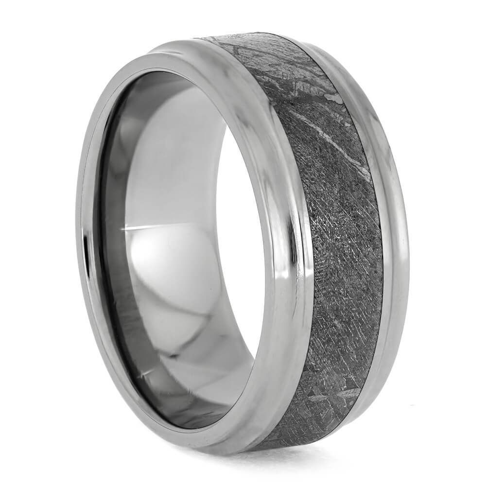 Meteorite Titanium Ring