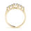 Thumbnail: 14kt Gold Diamond Ladies Prong Set Design Wedding Ban