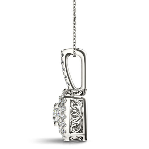 Thumbnail: 14kt Gold Fashion Diamond Necklace
