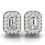Thumbnail: 14kt Gold Fashion Diamond Earrings