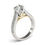 Thumbnail: 14KT Gold Pave Diamond Engagement Ring