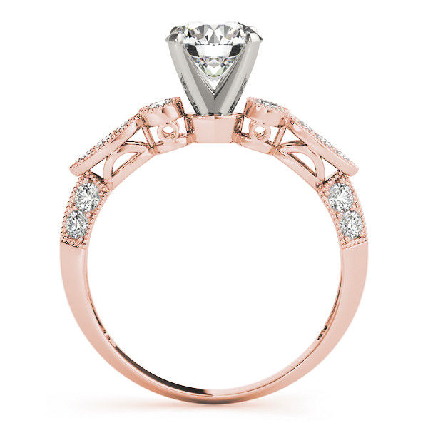 Thumbnail: 14kt Gold Multi Row Diamond Engagement Ring
