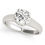 Thumbnail: 14kt Gold Round Solitaire Engagement Ring