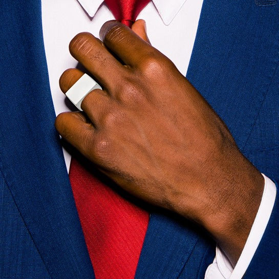 Thumbnail: 14kt Gold Signet Design Ring
