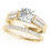 Thumbnail: 14KT Gold Pave Diamond Engagement Ring