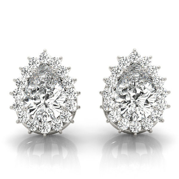 14kt Gold Fashion Diamond Earrings
