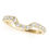 Thumbnail: 14kt Gold Diamond Ladies Curved Wedding