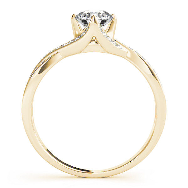 Thumbnail: 14kt Gold Multi Row Diamond Engagement Ring