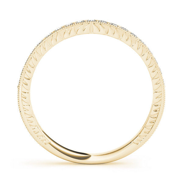 Thumbnail: 14kt Gold Diamond Ladies Channel Set Design Wedding Band