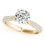 Thumbnail: 14KT Gold Pave Diamond Engagement Ring