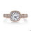 Thumbnail: 14kt Rose Gold Moissanite Engagement Ring