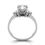 Thumbnail: 14kt Modern Moissanite Engagement Ring