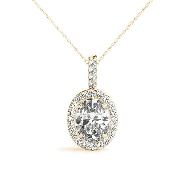 Thumbnail: 14kt Gold Fashion Diamond Necklace