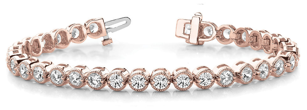 Thumbnail: 14kt Gold Fashion Diamond Bracelet